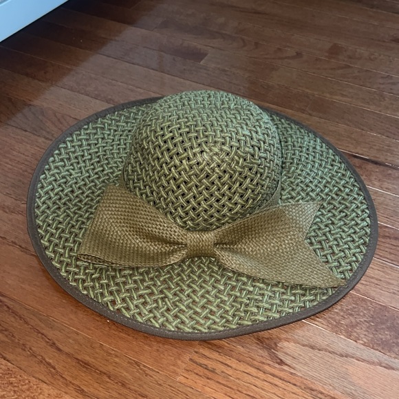 Jessica Simpson Large Bow Floppy Summer Sun Hat Women’s One Size - Picture 1 of 5
